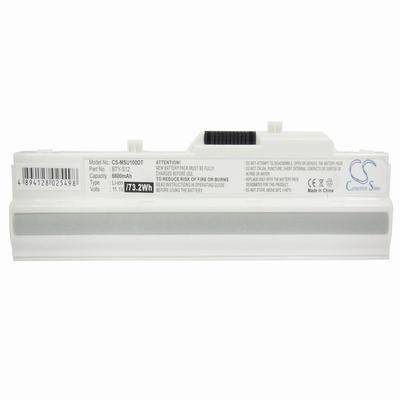Advent 4211 Laptop Notebook Battery 11.1V 6600mAh Li-Ion MSU100DT