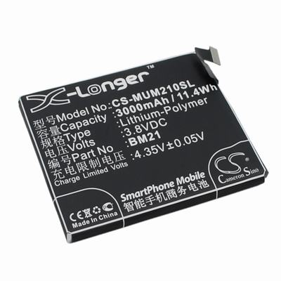 Xiaomi Mi Note Mobile Phone Battery 3.8V 3000mAh Li-Polymer MUM210SL