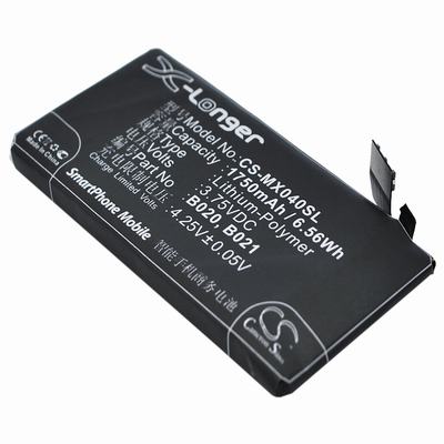 MeiZu M040 Mobile Phone Battery 3.75V 1750mAh Li-Polymer MX040SL