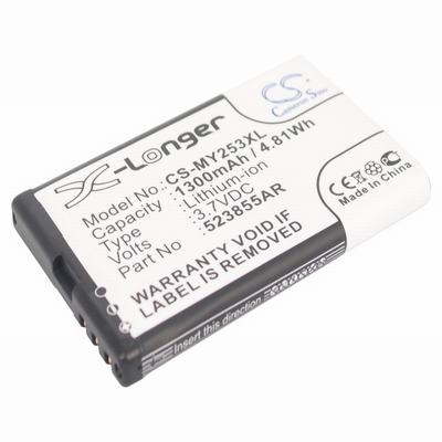 Sagem Alium Mobile Phone Battery 3.7V 1300mAh Li-ion MY253XL