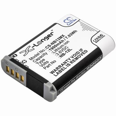 Canon LEGRIA Mini X Digital Camera Video Battery 3.6V 1900mAh Li-Ion NB12MX