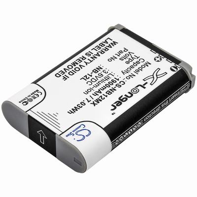 Canon LEGRIA Mini X Digital Camera Video Battery 3.6V 1900mAh Li-Ion NB12MX