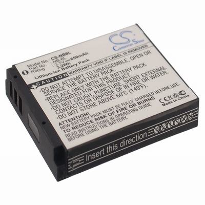 Canon Digital IXUS 200 IS Digital Camera Video Battery 3.7V 850mAh Li-Ion NB6L