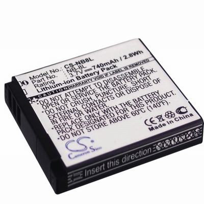 Canon PowerShot A2200 Digital Camera Video Battery 3.7V 740mAh Li-Ion NB8L