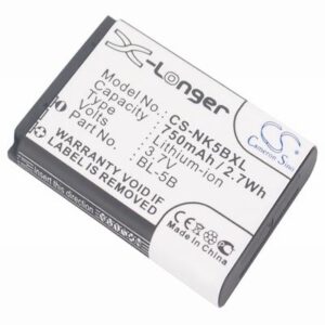 Nokia 3220 Mobile Phone Battery 3.7V 750mAh Li-ion NK5BXL
