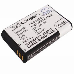 Nokia N-Gage Mobile Phone Battery 3.7V 1100mAh Li-ion NK6CSL