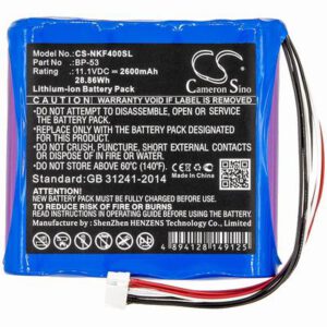 Nissin KF4 Equipment Survey Test Battery 11.1V 2600mAh Li-ion NKF400SL