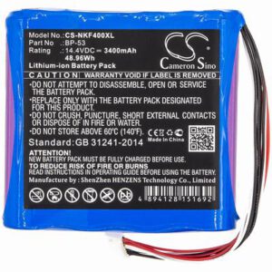 Nissin KF4 Equipment Survey Test Battery 14.4V 3400mAh Li-ion NKF400XL