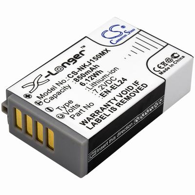 NIKON 1 J5 Digital Camera Video Battery 7.2V 850mAh Li-Ion NKJ150MX