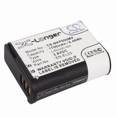 Nikon Coolpix P600 Digital Camera Video Battery 3.8V 1700mAh Li-Ion NKP600MX