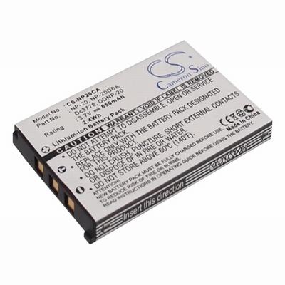 Casio Exilim Card EX-S880 Digital Camera Video Battery 3.7V 650mAh Li-Ion NP20CA