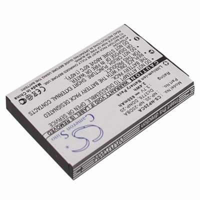Casio Exilim Card EX-S880 Digital Camera Video Battery 3.7V 650mAh Li-Ion NP20CA