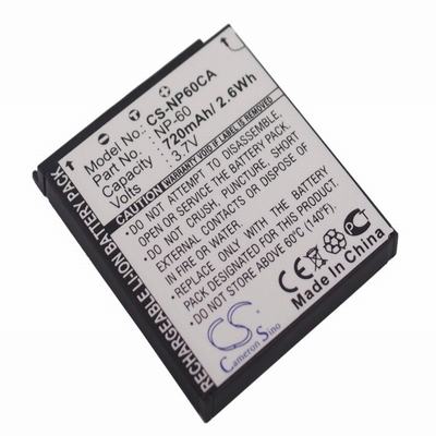 Casio Exilim EX-FS10 Digital Camera Video Battery 3.7V 720mAh Li-Ion NP60CA