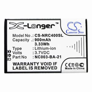 Nolan B4 RCS Kits Wireless Headset Battery 3.7V 900mAh Li-ion NRC400SL