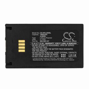 NTi Audio Exel XL2 Equipment Survey Test Battery 3.7V 1800mAh Li-Poly NXL200SL