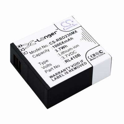 Rollei Actioncam 230 Digital Camera Video Battery 3.7V 1000mAh Li-Ion RBD230MX
