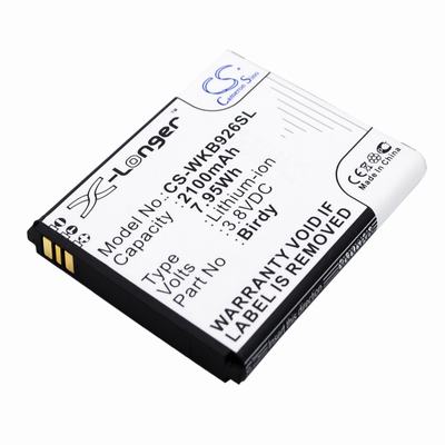 Wiko Birdy Mobile Phone Battery 3.8V 2100mAh Li-ion WKB926SL