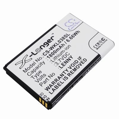 Wiko LENNY Mobile Phone Battery 3.7V 1800mAh Li-ion WKL038SL
