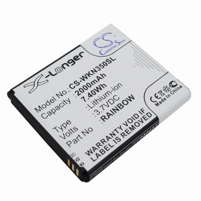 Wiko N350 Mobile Phone Battery 3.7V 2000mAh Li-ion WKN350SL