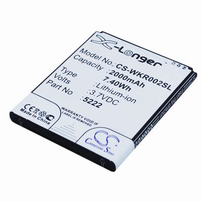 Wiko Rainbow Jam Mobile Phone Battery 3.7V 2000mAh Li-ion WKR002SL