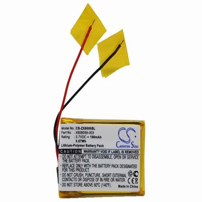 Microsoft LifeChat ZX-6000 Bluetooth Battery 3.7V 180mAh Li-Polymer ZX6000SL