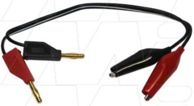 UBA5 Output Lead Set 300mm c/w alligator clips