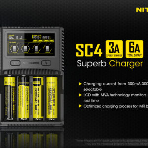 Nitecore SC4 Li-Ion 4 Slot Charger