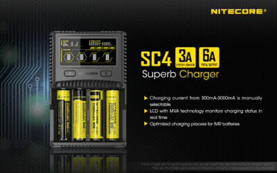 Nitecore SC4 Li-Ion 4 Slot Charger