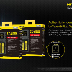 Nitecore SC4 Li-Ion 4 Slot Charger