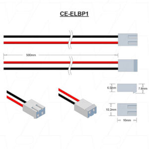 Stanilite 03-01204P Emergency Lighting Battery 3.6V 1.6Ah NiCd