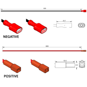 FB480S Emergency Lighting Battery 4.8V 4Ah NiCd
