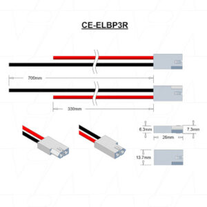 FB600S Emergency Lighting Battery 6V 4Ah NiCd