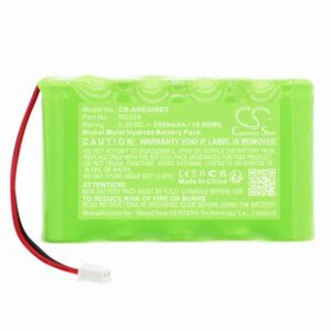 Helix Alarm Panel System Battery 6.0V 2500mAh Ni-MH ARE508BT