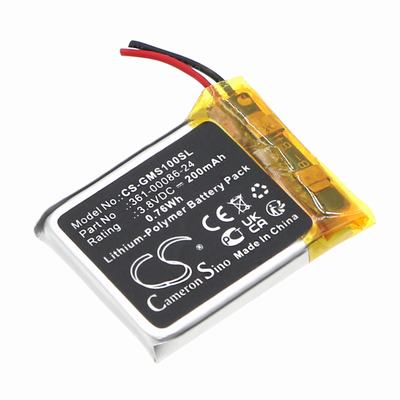 Garmin Instinct Solar GPS Watch Battery 3.8V 200mAh Li-Pl GMS100SL