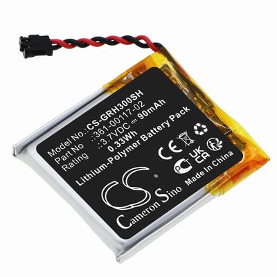 Garmin Forerunner 30 Smartwatch Battery 3.7V 90mAh Li-Pl GRH300SH
