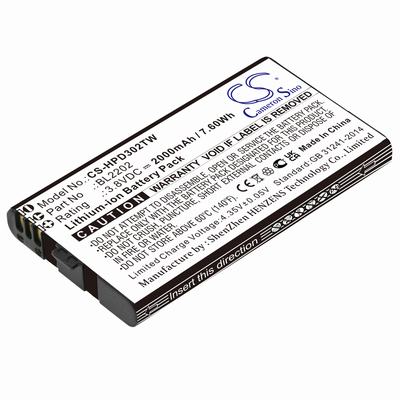 Hytera BD300 Two-Way Radio Battery 3.8V 2000mAh Li-ion HPD302TW