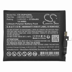 Huawei P40 Pro Phone Battery 3.85V 3750mAh Li-Pl HUP420SL