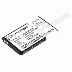 KOAMTAC KDC-300 Barcode Scanner Battery 3.7V 1200mAh Li-ion KDC350SL