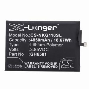 Nokia G11 Plus 2022 Phone Battery 3.85V 4850mAh Li-Pl NKG110SL