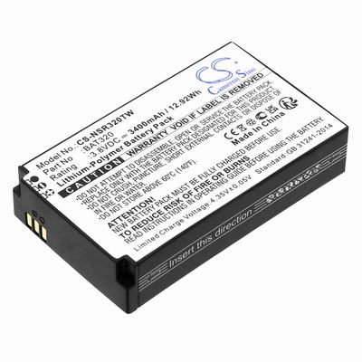 Inrico T320 Two-Way Radio Battery 3.8V 3400mAh Li-Pl NSR320TW