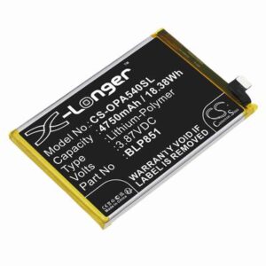 OPPO A54 5G Phone Battery 3.87V 4750mAh Li-Pl OPA540SL