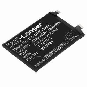 Oneplus ACE 150W Phone Battery 7.74V 2150mAh Li-Pl OPE150SL