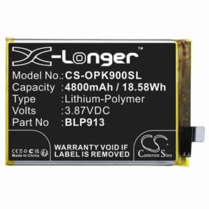 OPPO K9X Mobile Phone Battery 3.87V 4800mAh Li-Pl OPK900SL