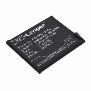 Oneplus 12 Mobile Phone Battery 7.82V 2630mAh Li-Pl OPL120SL