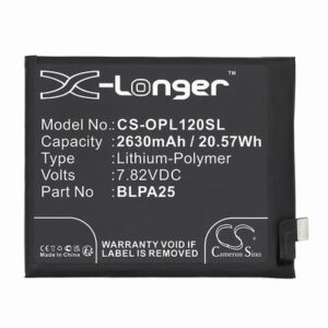 Oneplus 12 Mobile Phone Battery 7.82V 2630mAh Li-Pl OPL120SL