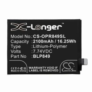 OPPO Realme GT Phone Battery 7.74V 2100mAh Li-Pl OPR849SL
