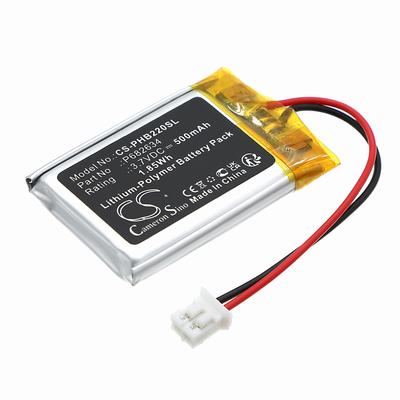 Philips BT2200B Speaker Battery 3.7V 500mAh Li-Pl PHB220SL