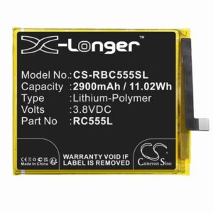 Orbic Wonder Phone Battery 3.8V 2900mAh Li-Pl RBC555SL