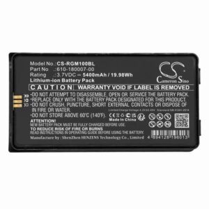 RGIS RM-1 Barcode Scanner Battery 3.7V 5400mAh Li-ion RGM100BL