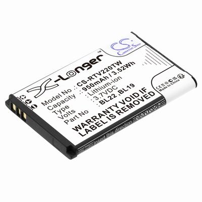 Retevis RT22 Two-Way Radio Battery 3.7V 950mAh Li-ion RTV220TW